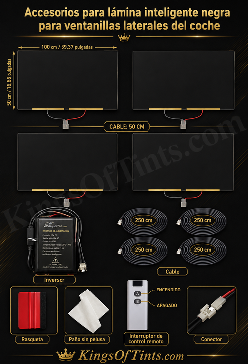 KIT 2 VENTANAS — TINTE INTELIGENTE